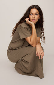 Savelo Sway Textured Cropped Tee