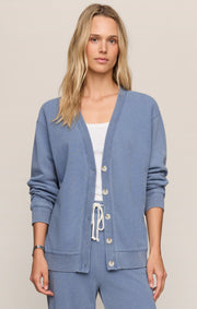 Savelo Dazed End Knit Denim Cardigan