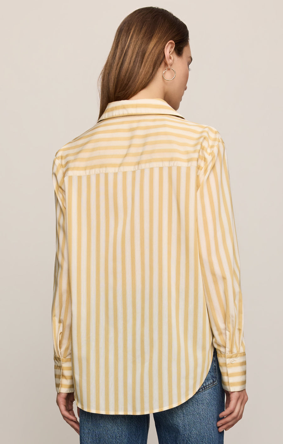 Savelo Golden Haven Stripe Button Up