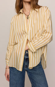 Savelo Golden Haven Stripe Button Up