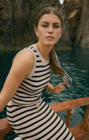 Savelo Emori Striped Muscle Tank