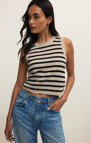 Savelo Emori Striped Muscle Tank