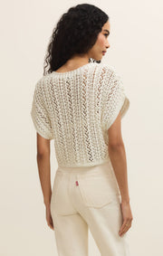 Savelo Ballast Crochet Sweater Top
