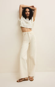 Savelo Ballast Crochet Sweater Top