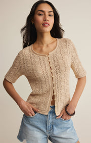 Savelo Adria Pointelle Cardigan