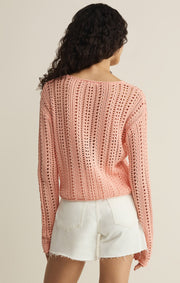 Savelo Upland Crochet Sweater Top