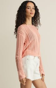 Savelo Upland Crochet Sweater Top