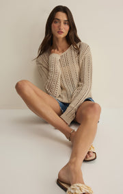 Savelo Upland Crochet Sweater Top