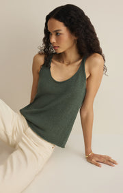 Savelo Perch Linen Tank