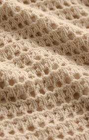 Savelo Kylo Henley Crochet Top