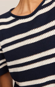 Savelo Prado Stripe Sweater Top