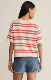 Savelo Prado Stripe Sweater Top