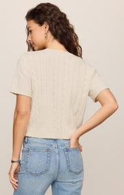 Savelo Cera Short Sleeve Cardigan