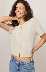 Savelo Cera Short Sleeve Cardigan