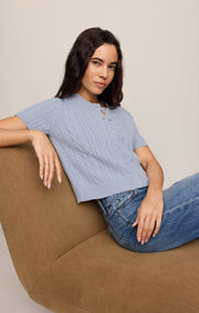 Savelo Cera Short Sleeve Cardigan