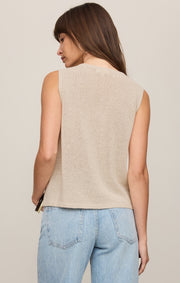 Savelo Syd Linen Knit Tank Vest