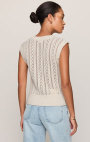 Savelo Cabot Crochet Vest