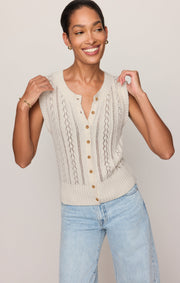 Savelo Cabot Crochet Vest
