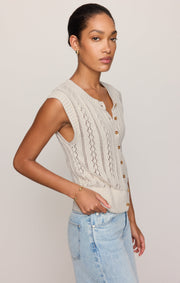 Savelo Cabot Crochet Vest
