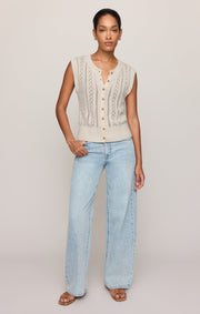 Savelo Cabot Crochet Vest