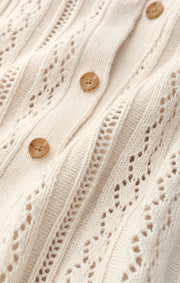Savelo Cabot Crochet Vest