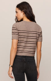 Savelo Gatewood Stripe Sweater Tee