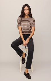 Savelo Gatewood Stripe Sweater Tee