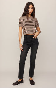 Savelo Gatewood Stripe Sweater Tee