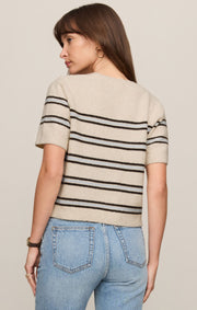 Savelo Gatewood Stripe Sweater Tee