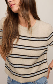 Savelo Gatewood Stripe Sweater Tee
