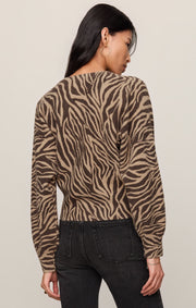 Savelo All The Wild Zebra Cardigan