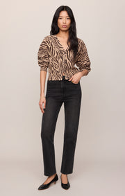 Savelo All The Wild Zebra Cardigan