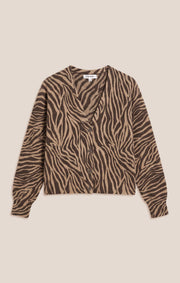 Savelo All The Wild Zebra Cardigan