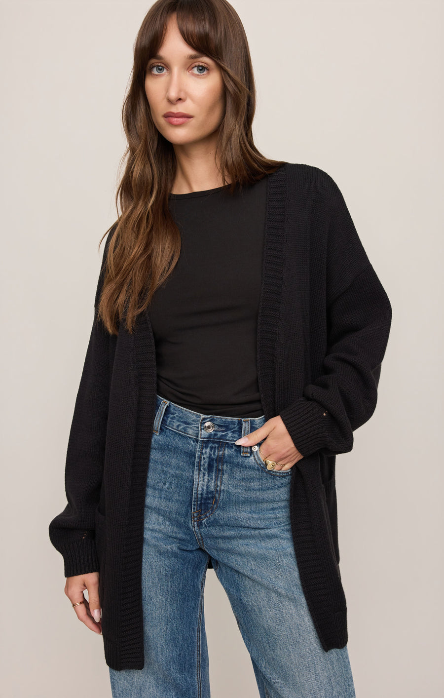 Savelo Sanborn Open Cardigan
