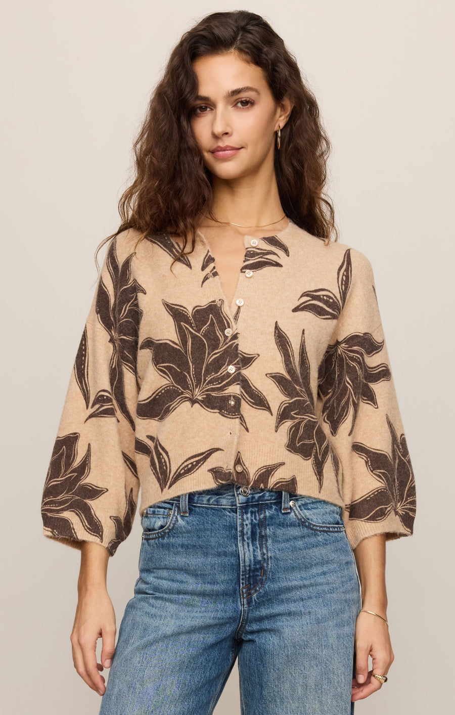 Savelo Valor Floral Cardigan