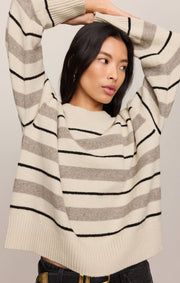 Savelo Cirrus Stripe Sweater