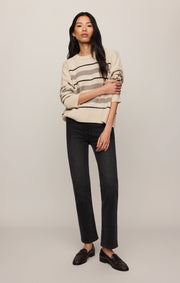 Savelo Cirrus Stripe Sweater