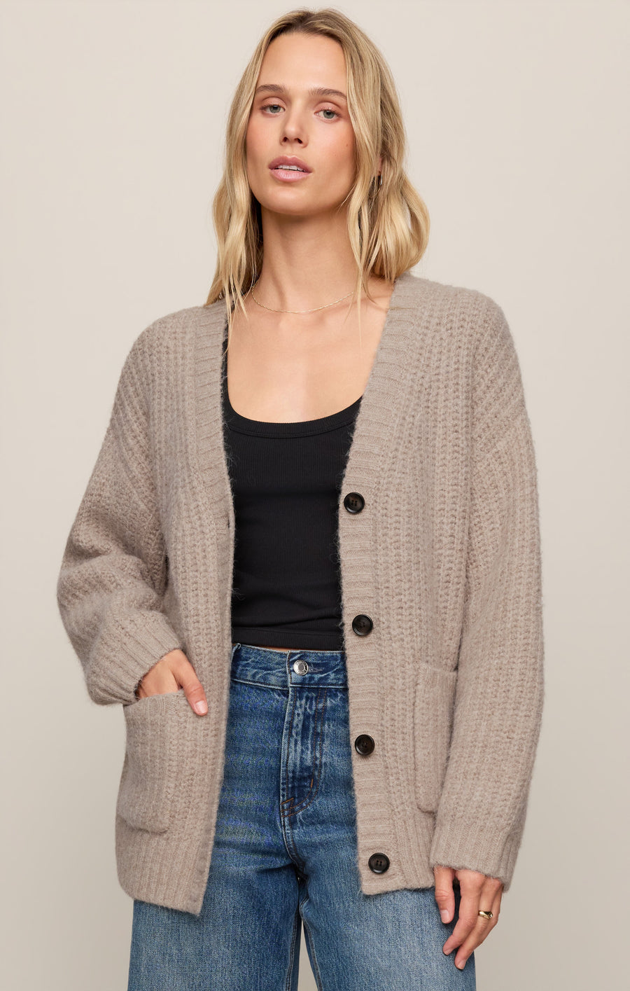 Savelo Whitmore Oversized Cardigan
