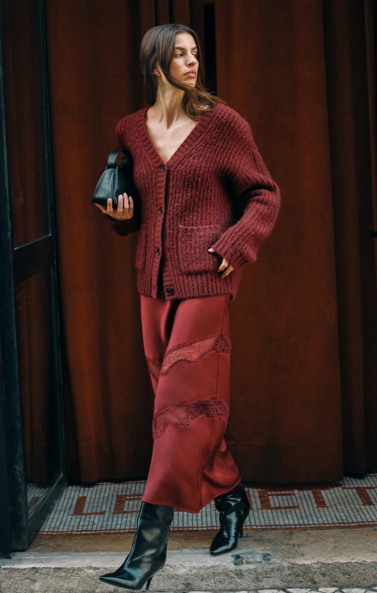 Savelo Whitmore Oversized Cardigan