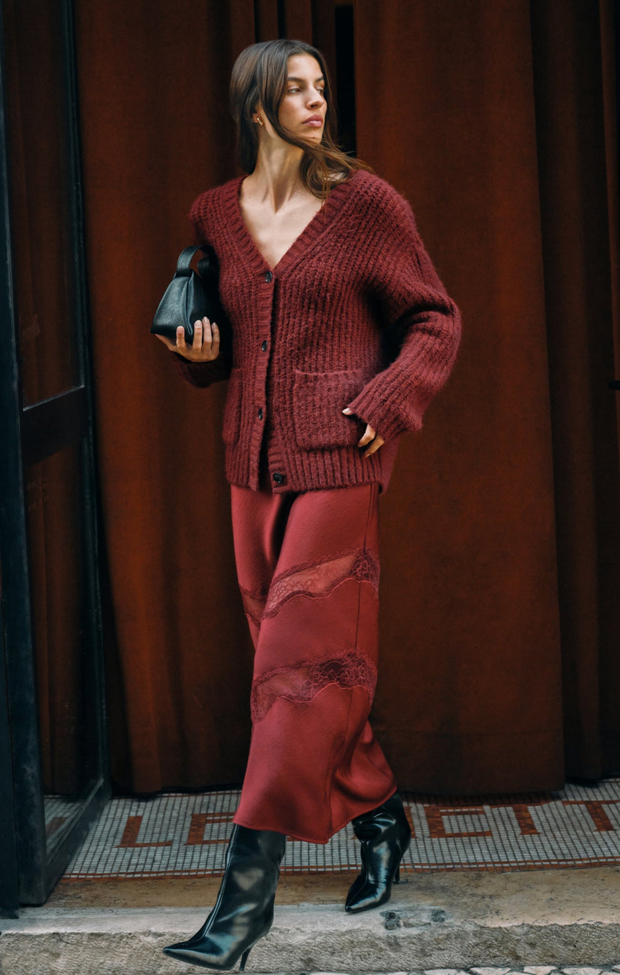 Savelo Whitmore Oversized Cardigan