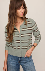 Savelo Medina Cozy Stripe Cardigan