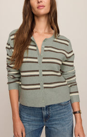 Savelo Medina Cozy Stripe Cardigan