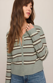 Savelo Medina Cozy Stripe Cardigan