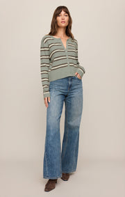 Savelo Medina Cozy Stripe Cardigan
