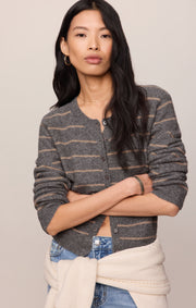 Savelo Medina Cozy Stripe Cardigan