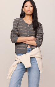 Savelo Medina Cozy Stripe Cardigan