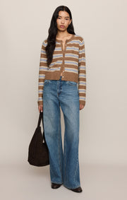 Savelo Medina Cozy Stripe Cardigan