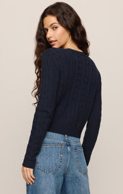 Savelo Cera Cable Long Sleeve Cardigan