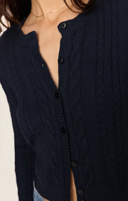 Savelo Cera Cable Long Sleeve Cardigan