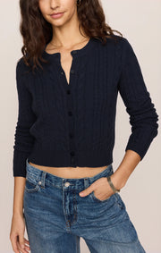 Savelo Cera Cable Long Sleeve Cardigan